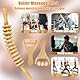 Uoimky 3 Stück Faszienrolle Holz, Massageroller Holz mit Griff Faszienstab Set Anti Cellulite Massagegerät maderotherapie für Rücken, Beine, Nacken, Cellulite Muskelentspannung