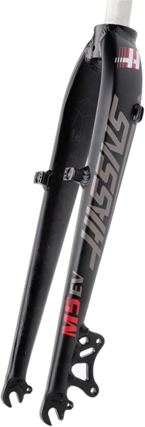 CUCKQUIC Super Light Aluminium Alloy Mountain Bike Hard Fork 26 27.5 Inch Pure Disc V-Brake Mountain Bike Fork Tube Diameter: 28.6 mm A,27.5in