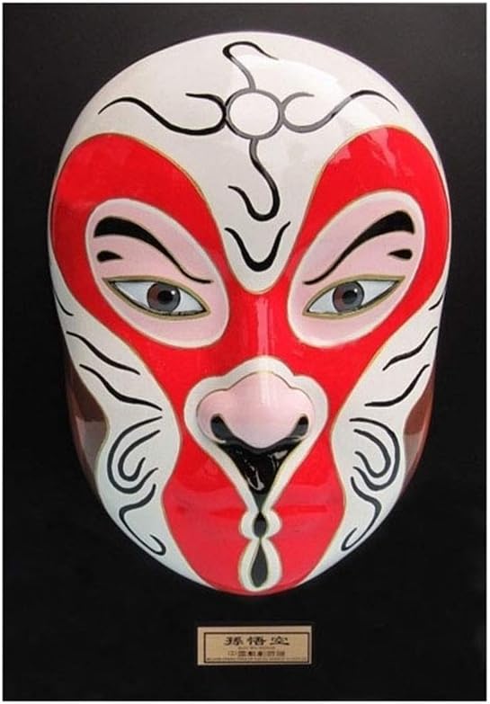 Peking Opera Mask for Wall Hanging Décor Chinese Drama Monkey King Arts Facial Mask Decor