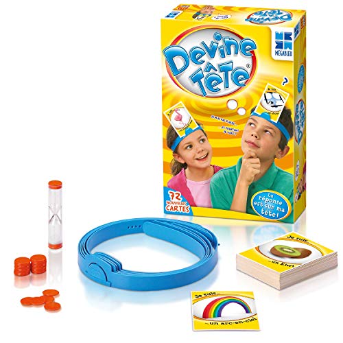 Megableu Tête-Grand Classique-Jeu de Société Délirant-Cartes à Deviner-A Jouer en Famille ou Entre Amis-De 2 à 6 Joueurs-A Partir de 6 Ans, 678060