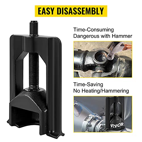 Vevor U Joint Puller, Class 4-6 Universal Joint Puller, 1.25" - 1.7" Automotive U Joint Tools, U Joint Removal Tool With Hook Set, Steel U-Joint Remover Works On Most Vehicles And Light Duty Trucks #TOP1