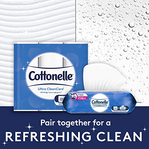 Image of Cottonelle Ultra CleanCare Toilet Paper, 12 Mega Rolls