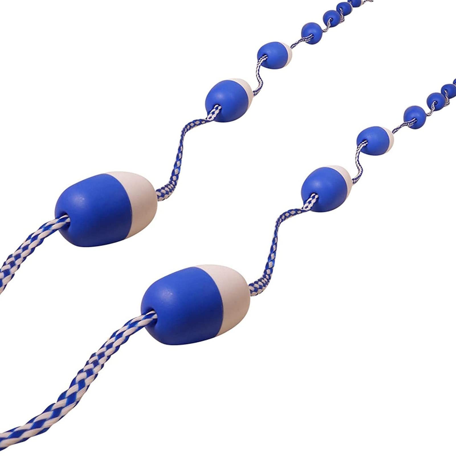 WOTZOV Polyethylene Pool Lane Divider Rope Float With Hooks, 4M/13.1Ft Swimming Pool Training Buoy For Garden & School Competitions, Durable Safety Line，4m/13.1ft