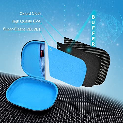 Image of XANAD Hard Case for JBL Tune 720BT /770NC /710BT /760NC /700BT /750BT /510BT /660NC /520BT /500 /E45BT and JBL Live 770NC /660NC /650BT /460NC /670NC /400BT /500BT and Wireless Headphone,Blue