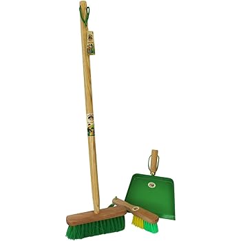 child's brush and dustpan