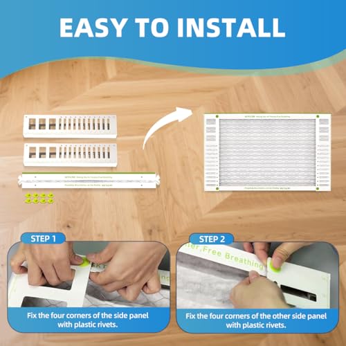 Image of 20x30x1 Air Filter AC Furnace MERV 13 Comparable with MPR 1900 FPR 10 HVAC Air Condition cabin Vent Fan Electrostatic Pleated Actual Size 19.49 x 29.49 x 0.75 6 Packs