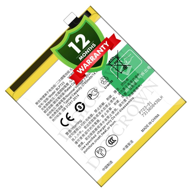 Image of Original BLP723 Battery Compatible for Realme X (RMX1901, RMX1903) - (3765mAh) - 1 Year Warranty DF7