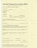 Non-DOT Breath Alcohol Testing Form (2) Packs of 100MADE in USA