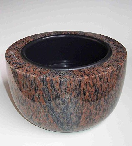designgrab "Modern Grabschale Durchmesser 25 cm aus Granit Gneis Halmstad/Barap