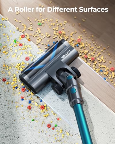 Laresar Cordless Vacuum Cleaner 60 Mins, 450W/38000pa Stick Vacuum Cleaner with Touch Screen, Anti-Tangle Handheld Vacuum 2024 Latest Battery, Vacuum Cordless for Home/Pet Hair/Carpet/Hardfloor 7 Laresar Cordless Vacuum Cleaner 60 Mins, 450W/38000pa Stick Vacuum Cleaner with Touch Screen, Anti-Tangle Handheld Vacuum 2024 Latest Battery, Vacuum Cordless for Home/Pet Hair/Carpet/Hardfloor - Image 5