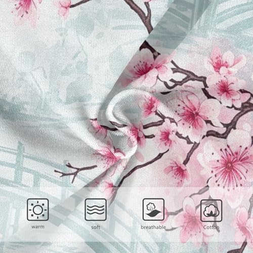 Toddler Panties, Cherry Blossom Flowers Girls Cotton Underwear, 2T–8 Years3