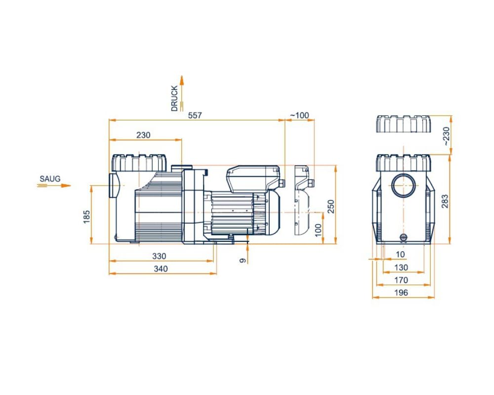 Speck Badu 90 ECO VS Umwälzpumpe 230 V 1,10 kW