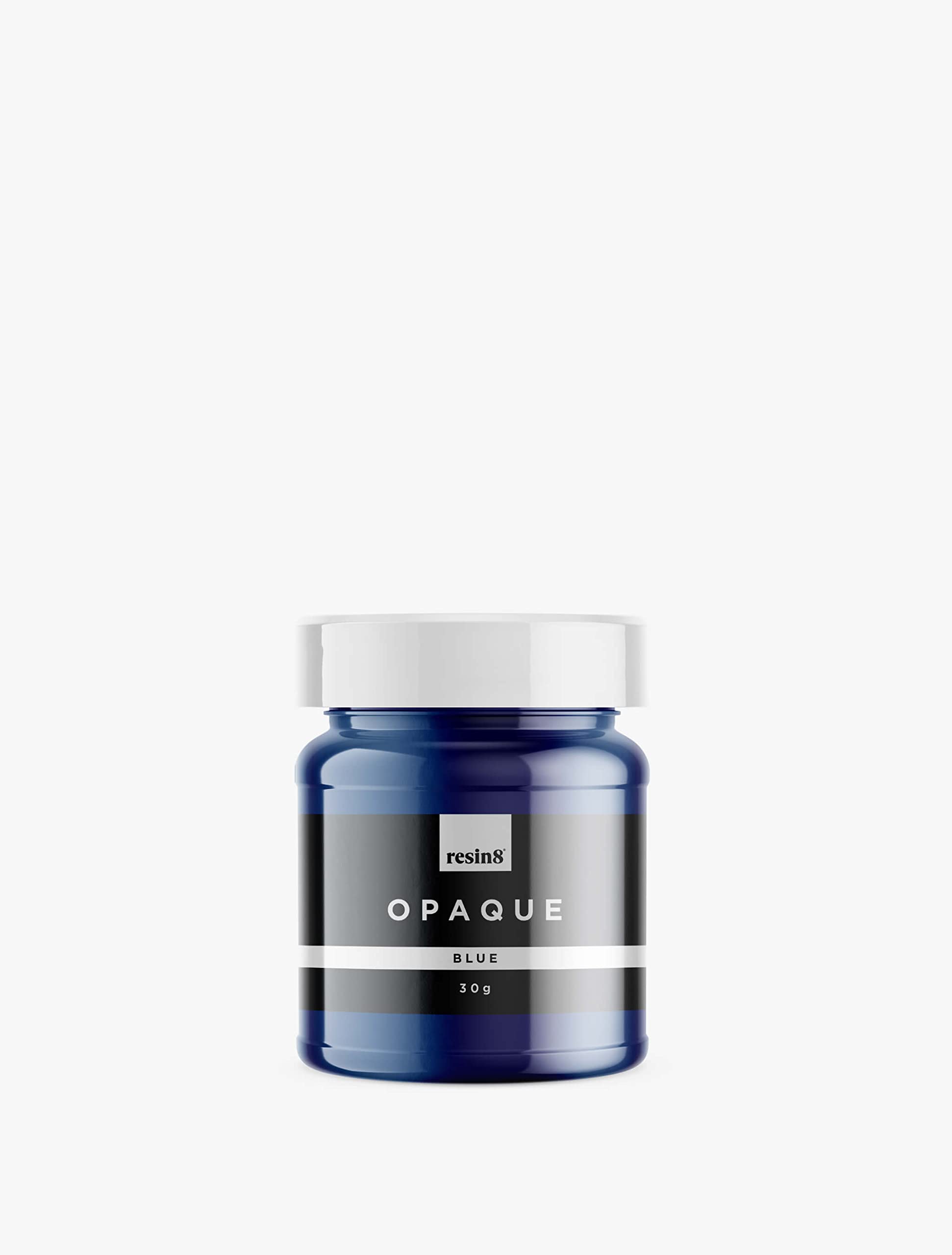 Opaque Epoxy Resin Pigment - Resin8® Blue 30g - Long Lasting Rich Colour Dye for Resin Art & Crafts