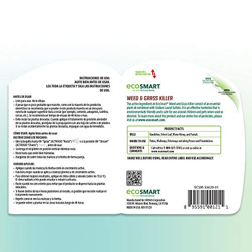 image for EcoSmart Natural, Glyphosate-Free Weed and Grass Killer Ready-to-Use S
