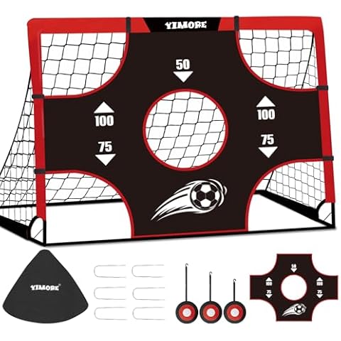 Yimore Portable 3 In 1 Kids Football Goal Cover