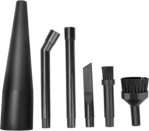 Stanley 13-1584 Kit de limpieza micro accesorios de vacío para aspiradora húmeda/seca manguera de 1-1/4 pulgadas, paquete de 6