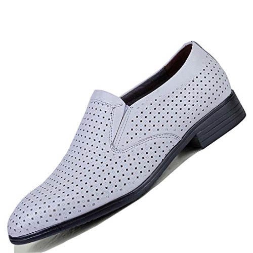 Chaussures en cuir WENJHEN de qualité supérieure avec finitions bout pointu homme