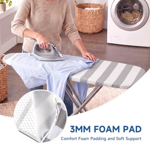 Image of Whitmor Ironing Board Cover with 3mm Foam Pad, Fits 13-15 x 52-54 In