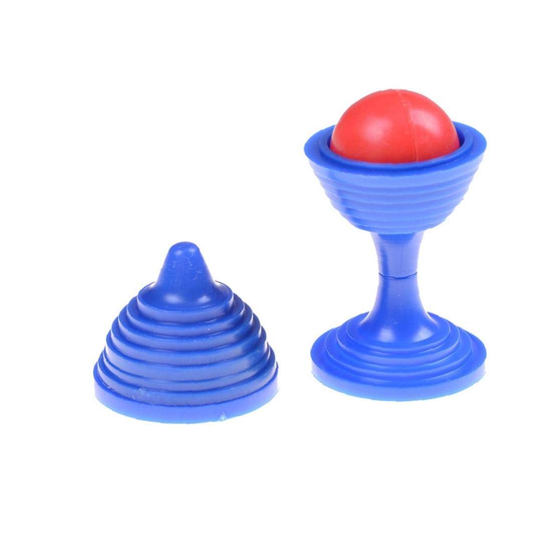 TOSSPER Cups and Ball, Magic Cup Bead Came Cup Close-up Magic Street Magic Trick Toys