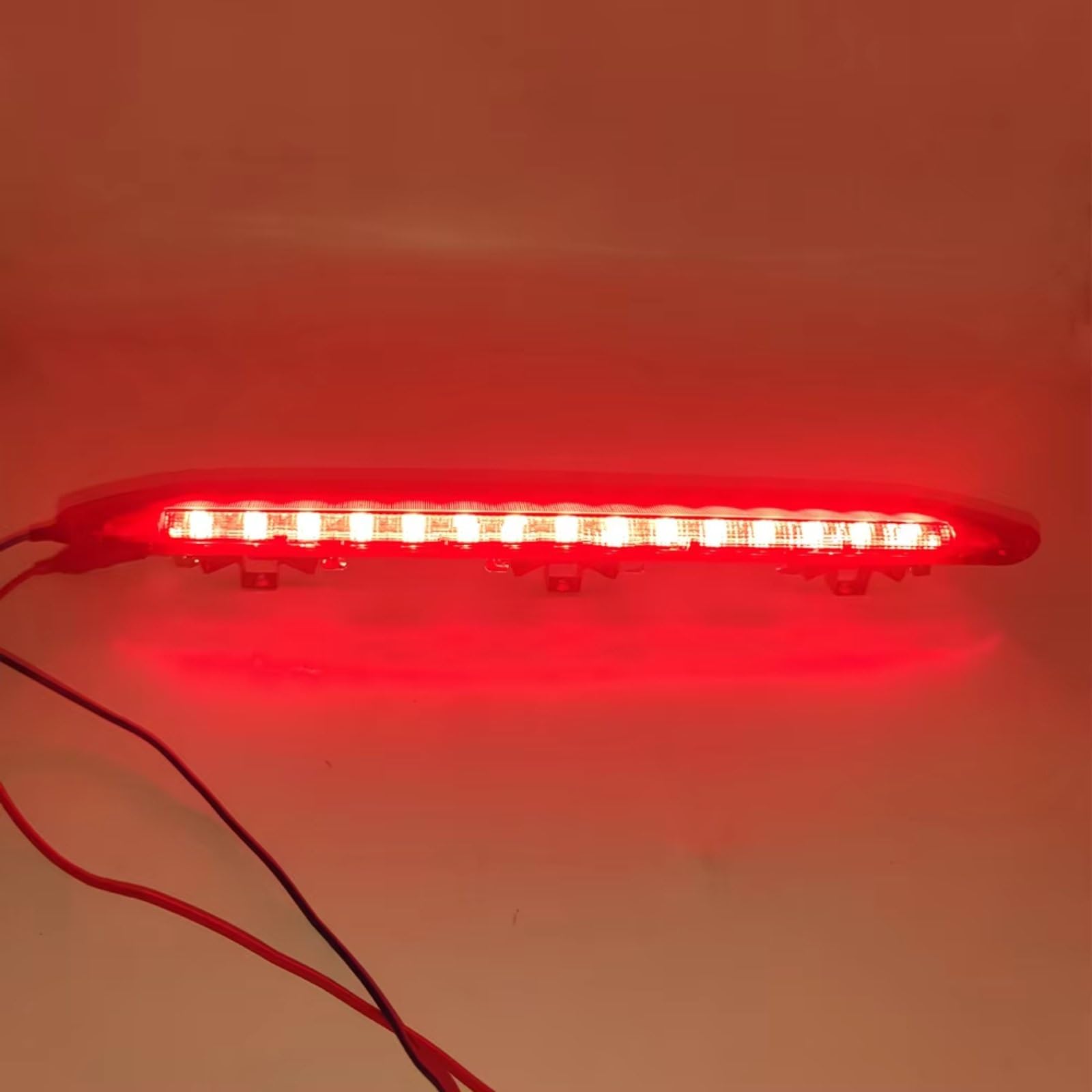 Troisième Feu Stop Pour VW Pour Polo IV MK4 9N 9N3 Hayon 2002-2010 OEM:6Q6945097 Led Troisième Feu Stop Projecteur Arrière Rouge Feu Stop Feu Stop Additionnel(Red Cover)