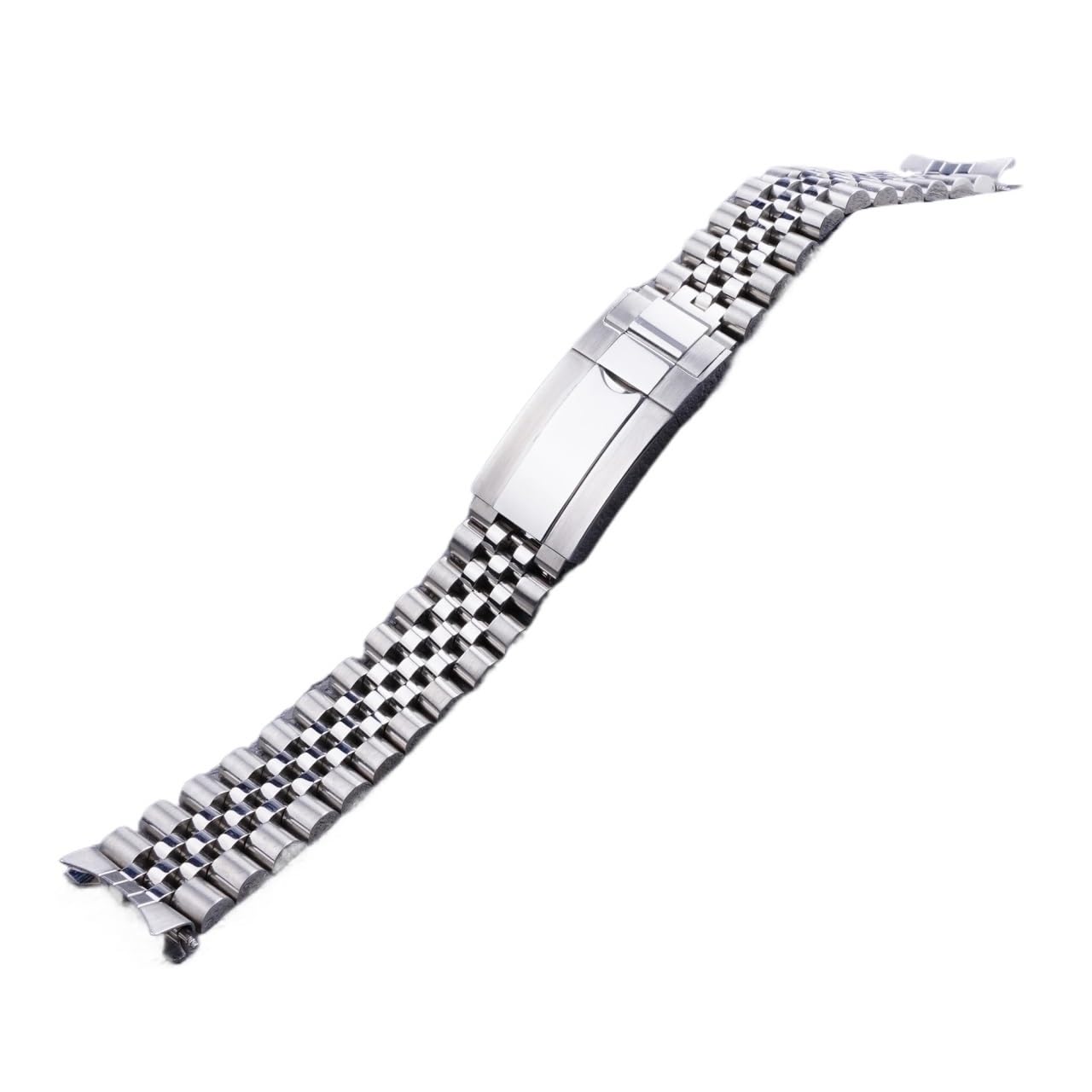 19mm Silver Gold Hollow Curved End Solid Screw Links Watch Band Jubilee strap fit for Seiko 5 SNXS73 75 7SNXS80 SNXS81 SNXF05 SNXG47