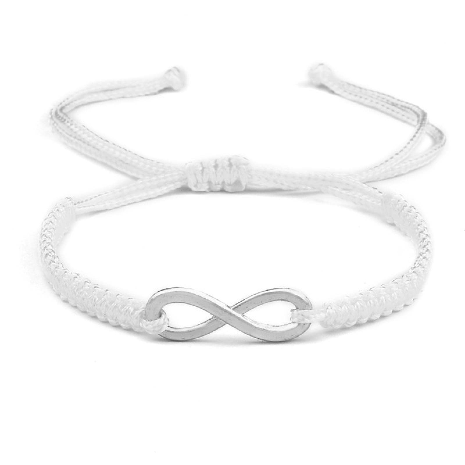 GXNRHG MOCHAMIK Bysonglezai Pulseras para Hombre Mujer Charm Pareja Cuerda Trenzada Hecha a Mano Infinito Amistad Brazaletes Ajustables para Mujeres Hombres Moda s