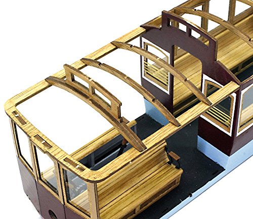 Occre San Francisco No.60 Cable Car (Street Car) Wooden Model Kit #TOP4