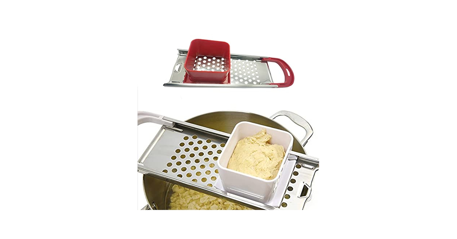 Spaetzle マッキーナ・ニョッキッティ ステンレス製 調理器具 Amazon.com: KEISSCO Stainless Steel Spaetzle Maker with