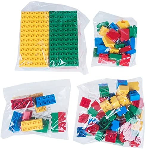 Strictly Briks Classic Big Briks 96 Piece Set 100% Compatible With All Major Brands | Tower Construction | Large Pegs For Toddlers | Ages 3+ | Building Bricks & Baseplates | Basic Colors #TOP1