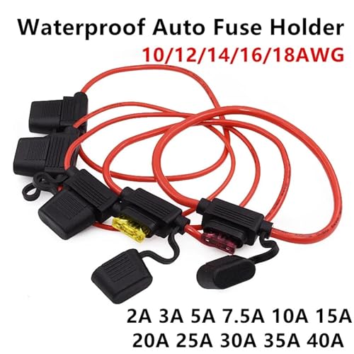 Porte-fusible 12 AWG section robuste protégeant vos circuits auto 32V