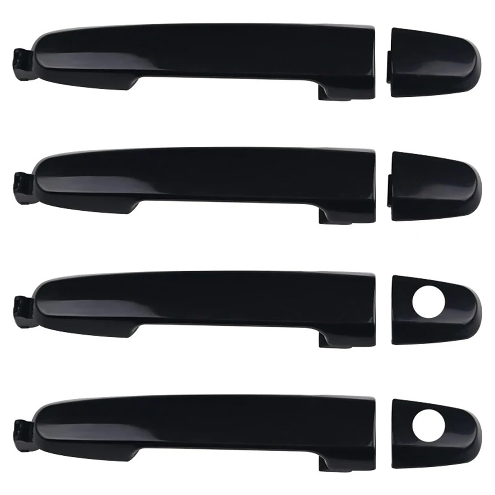 DUDUYANG Car Outside Door Handle for Toyota for Camry for Corolla for RAV4 for Prius for Yaris 4Piece Left & Right Car Outside Exterior Door Handle