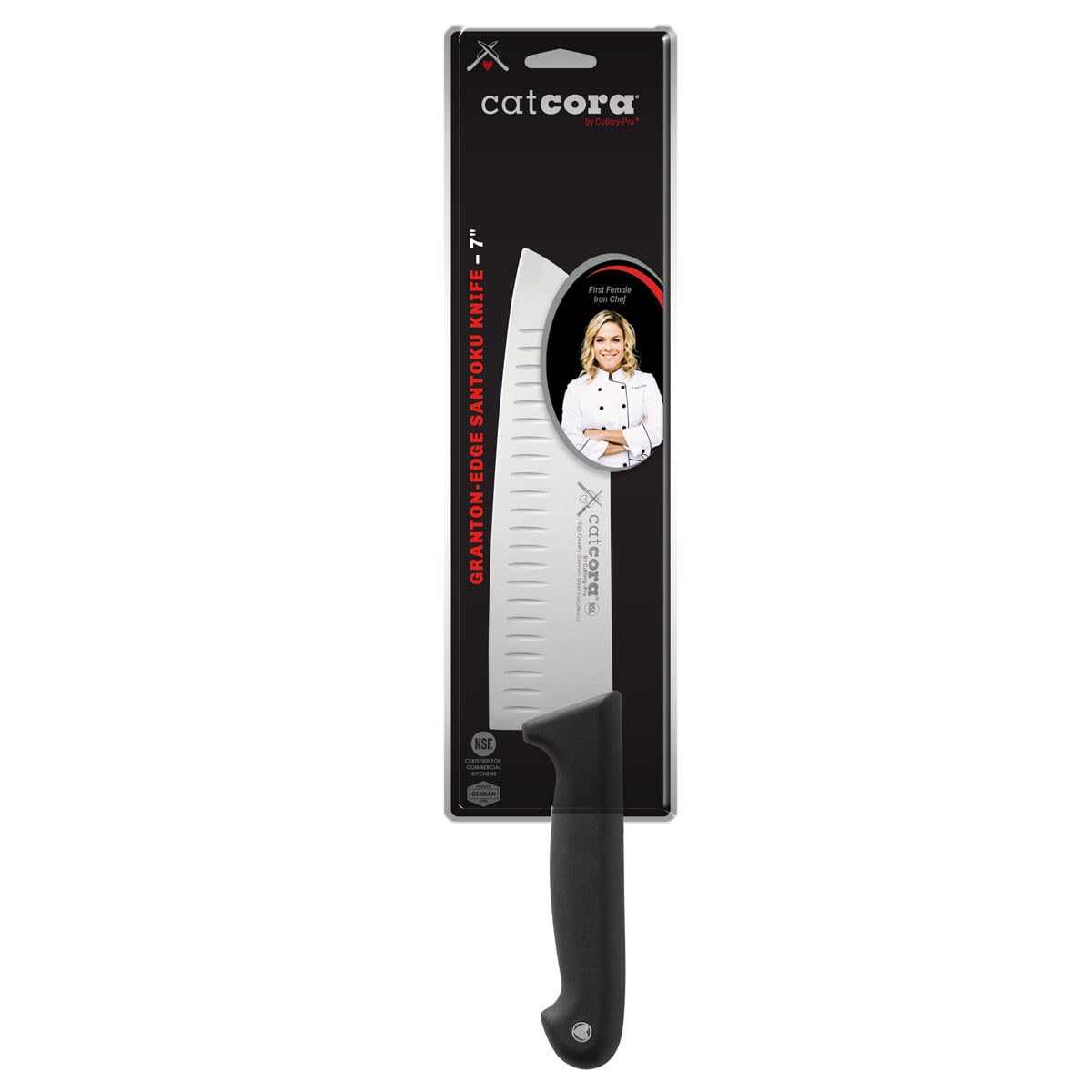 Amazon.com: CAT CORA Granton Santoku Knife, Professional 7-Inch