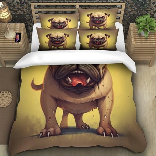 Housse de couette gorille parure de lit double pour couple