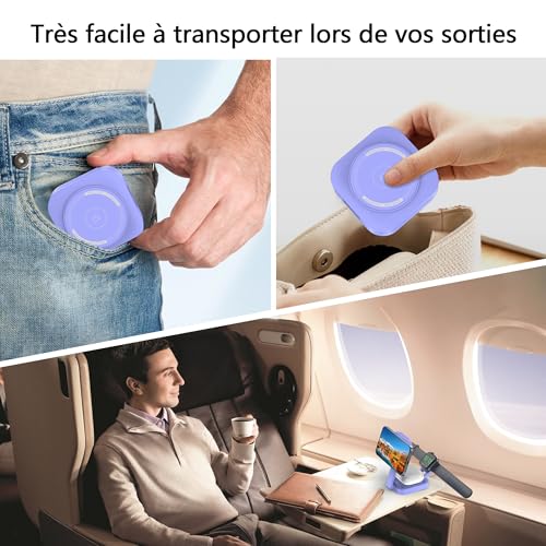 Chargeur sans fil pour iPhone et AirPods : la solution au manque de prises murales