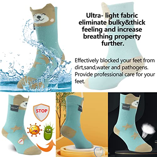 Image of RANDY SUN Waterproof Socks, Boys Outdoor Sports Sock For Hiking /Ski /Fishing 1 Pair