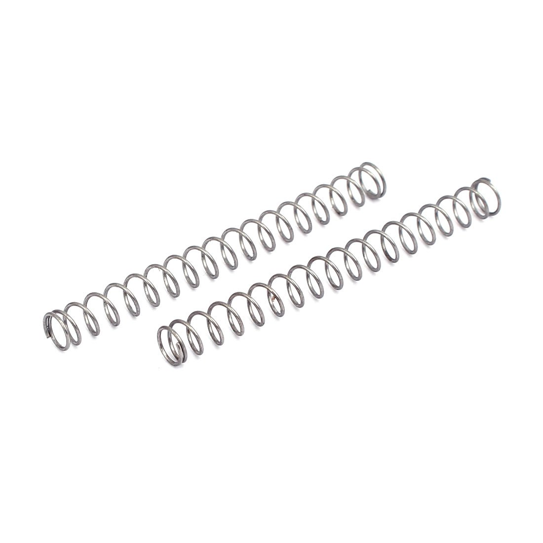 Aexit 0.5mmx5mmx50mm 304 Springs Stainless Steel Compression Springs Silver Compression Springs Tone 10pcs
