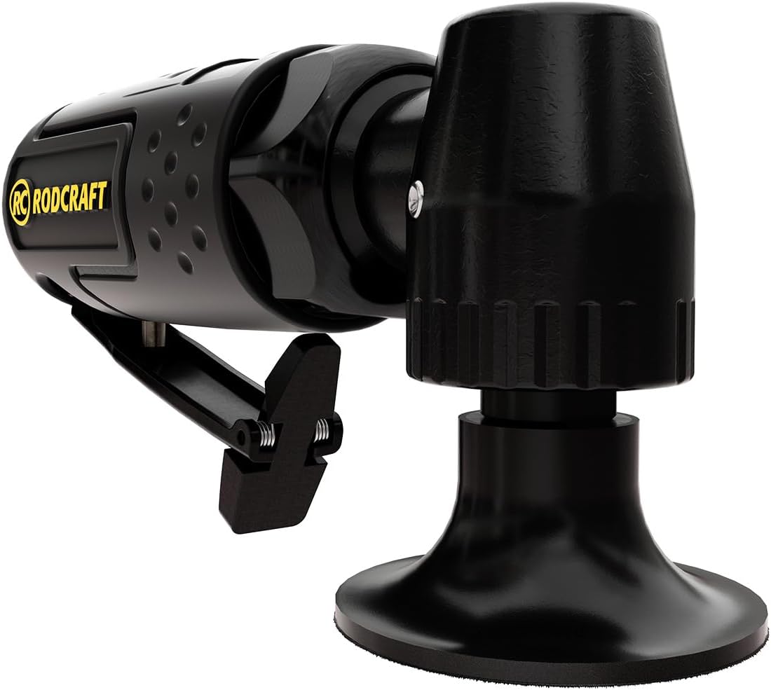 RC7601 Mini Air Disc Sander Angled