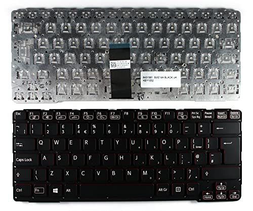 Clavier de remplacement Sony Vaio SVE14A1V6EB pour réparer votre PC