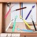8Pcs Telescopic Teachers Pointer, Extendable Hand Pointer Finger Pointer Stick, Mini Retractable Classroom Pointer for Elementary School Kindergarten Teacher, Classroom Supplies (Multicolor)