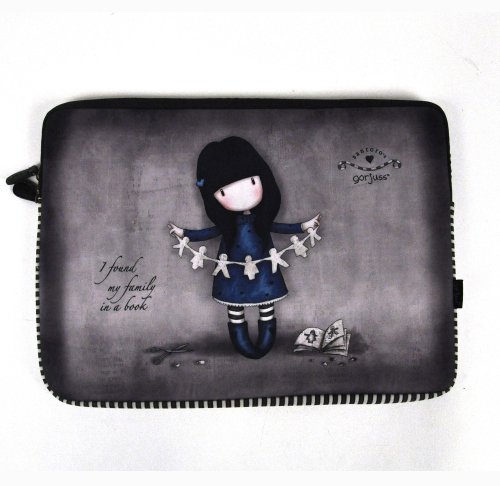 Gorjuss 15 Inch Laptop Sleeve I Found My Family In A Book