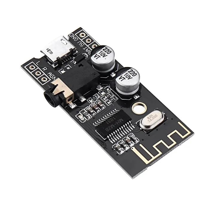 M28 Bluetooth 4.2 Audio Receiver Module with 3.5mm AUX Output | Wireless Audio Adapter with Built-in Amplifier (5W+5W) | 5V/3.7V Power | DIY Wireless Speaker & Headphone Adapter-image-44