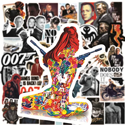 Amazon.co.jp: 【PANHUI】 50枚 for 007映画 防水ステッカー セットfor