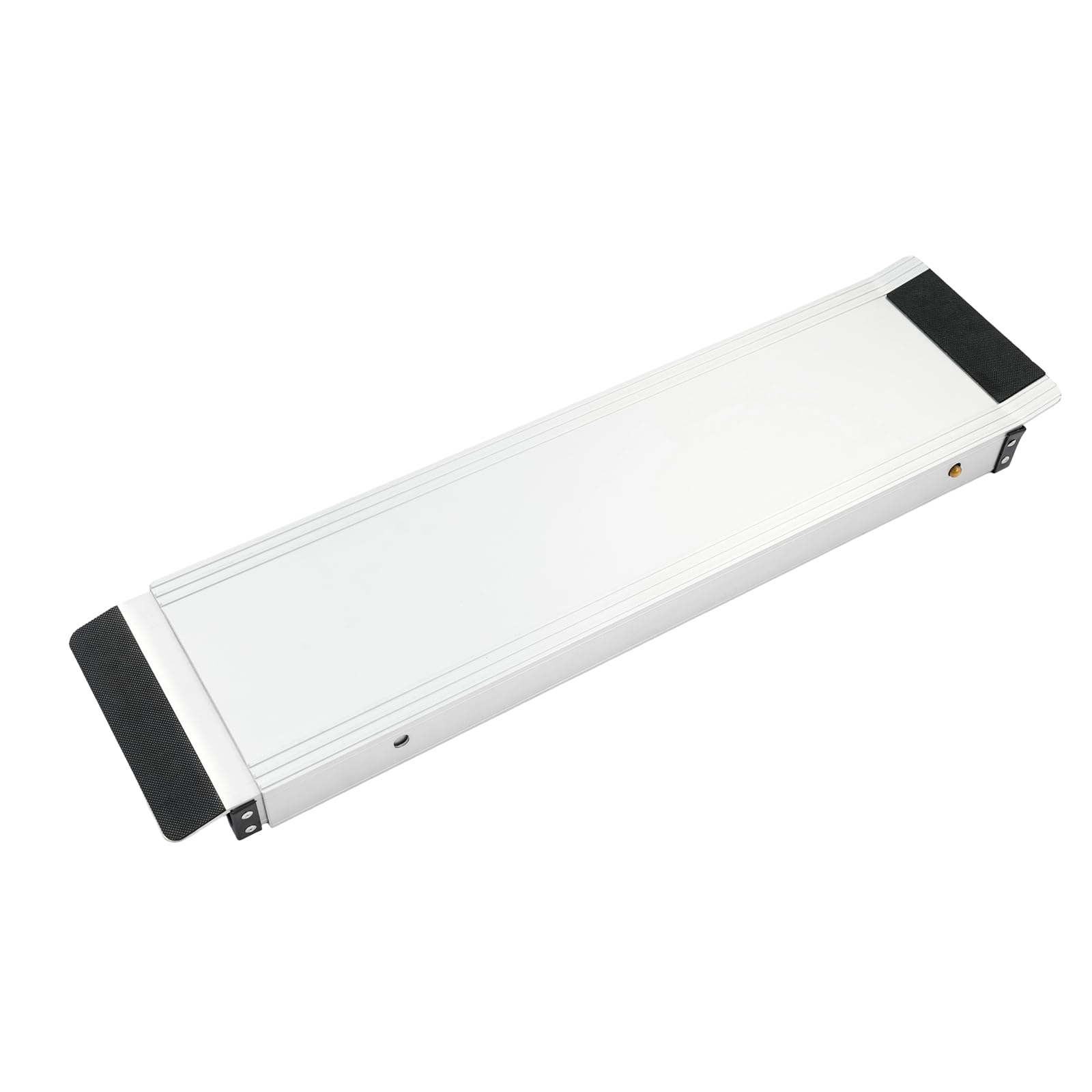 Rampa telescópica para silla de ruedas, 2 unidades, ajustable, de aluminio, rampa para bordillos con bolsa de almacenamiento, 300 kg de carga