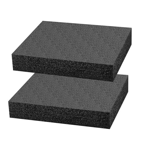 2 pièces Mousse Plaque Prédécoupée et Rembourrage en Mousse pour Protection Projets Créatifs, 300 x 250 x 60 mm