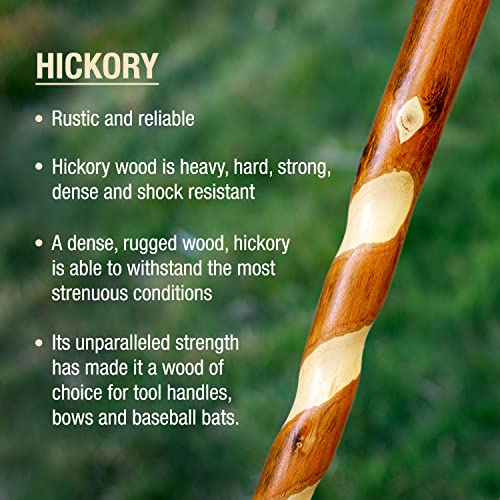 image for Brazos Walking Cane for Men and Women Handcrafted of Lightweight Wood 