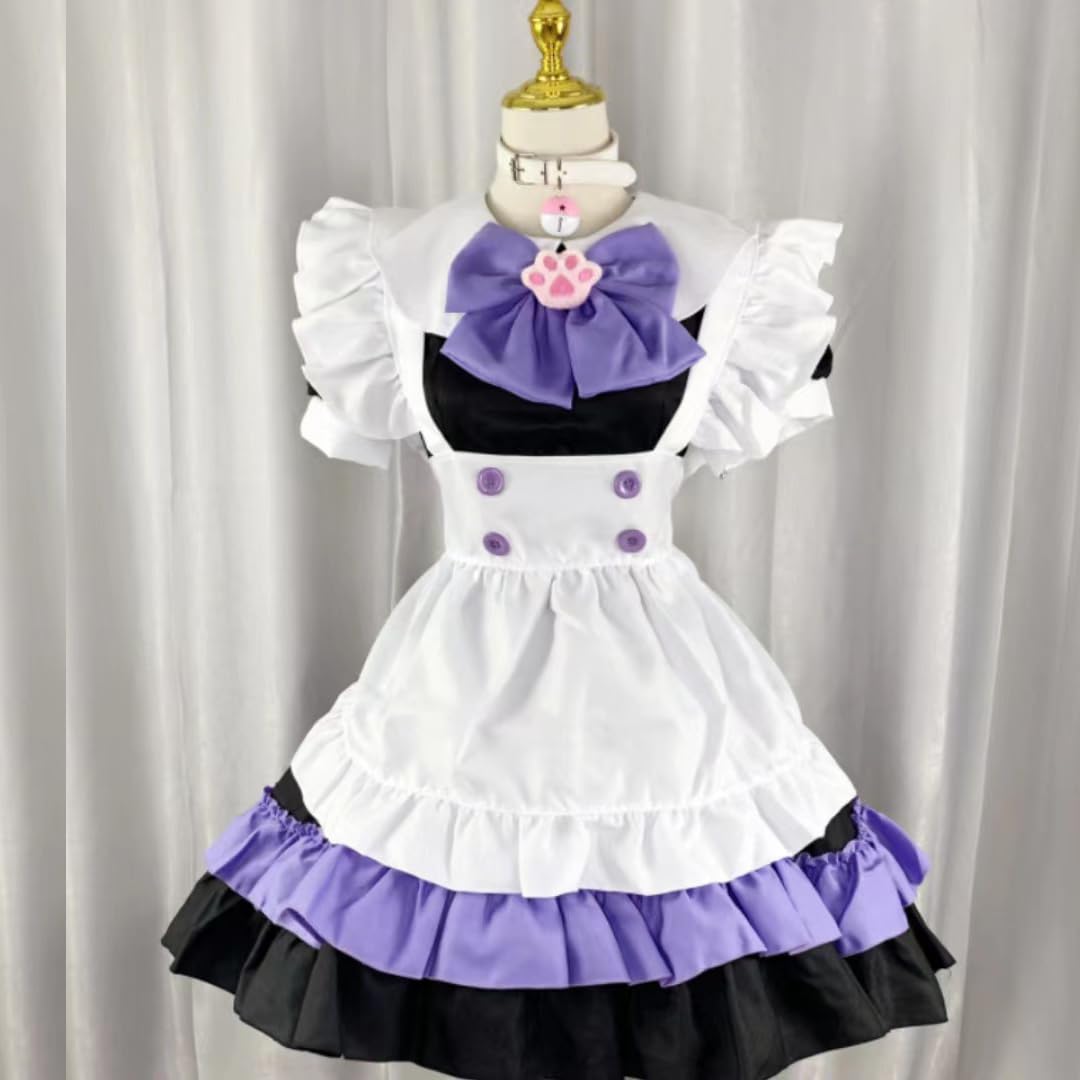 Amazon.co.jp: [BETEAM] メイド 服 コスプレ ショート丈