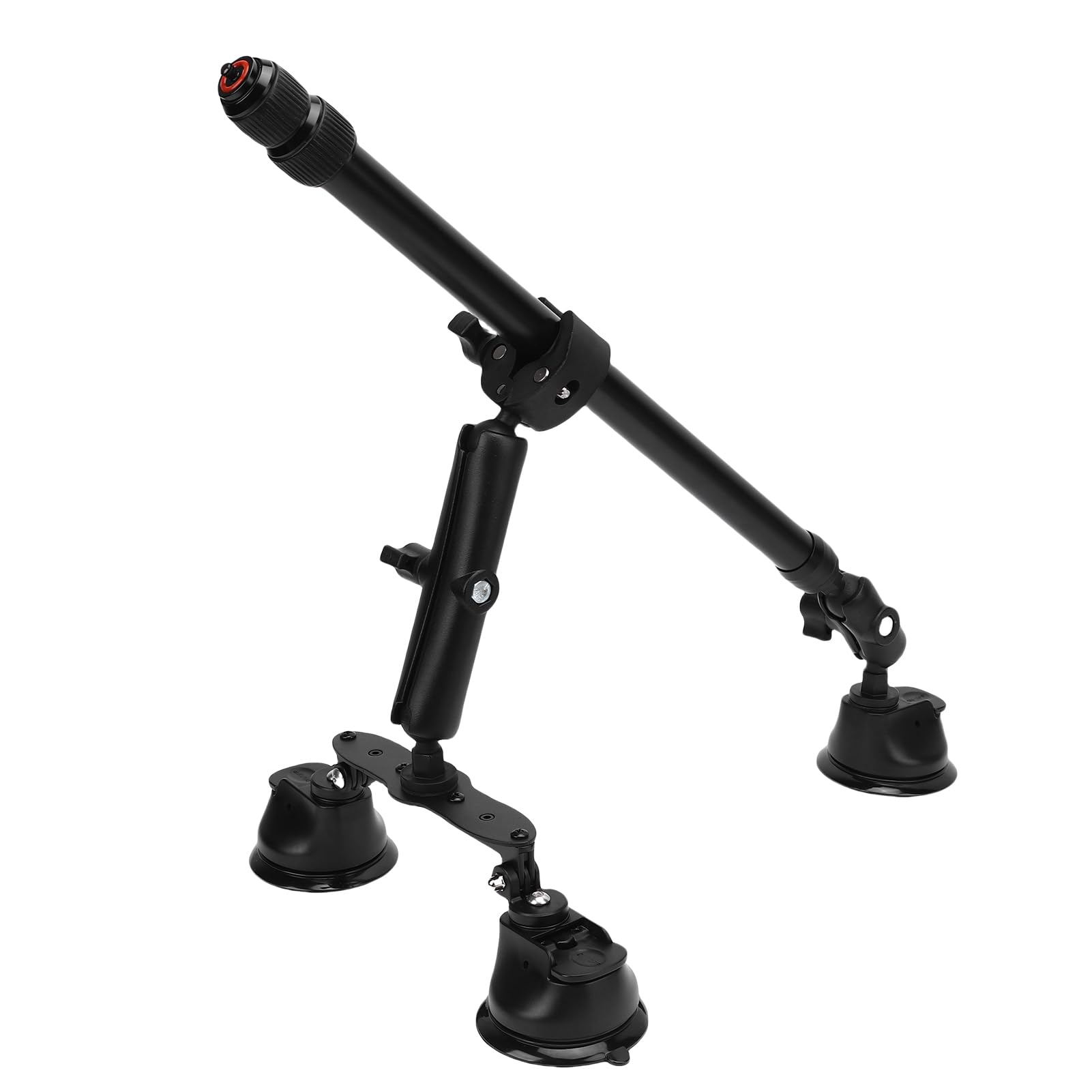 Kit di montaggio a ventosa compatibile con fotocamera X5 X4 X3 X2, supporto da tetto per auto con ventose in silicone da 3,3 pollici, braccio flessibile, bastone selfie 45-120 cm