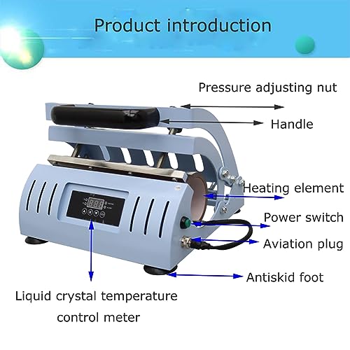 Máquina termofijadora portátil 2 en 1 para tazas 11-30oz 110V 500W miniatura 4