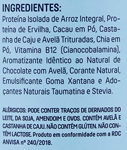 Muke - Pote Proteína Vegana - 450g - Chocolate com Avelã