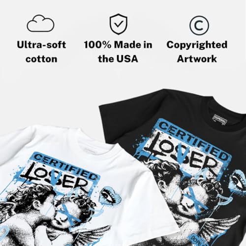Image of DopeSkill Graphic Tee Streetwear Hip Hop Hypebeast Street Style Crew Neck Unisex T-Shirt Sneaker Colour Matching Shirts Angel